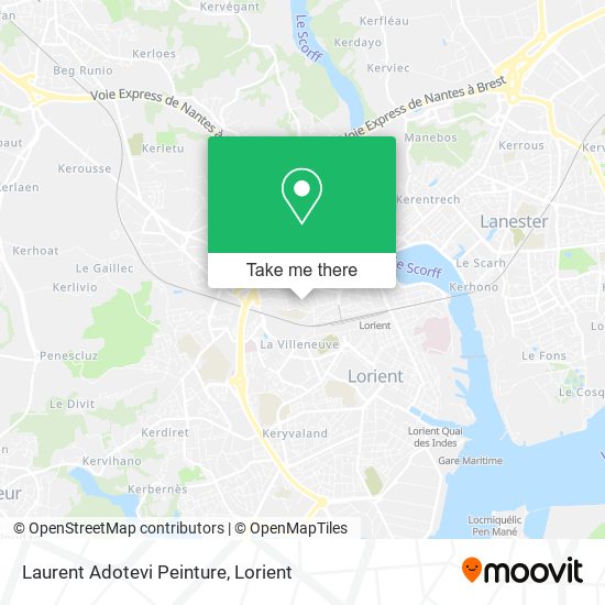 Laurent Adotevi Peinture map