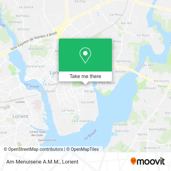 Am Menuiserie A.M.M. map