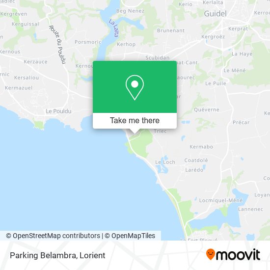 Parking Belambra map