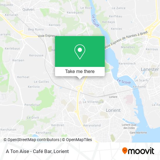 A Ton Aise - Café Bar map