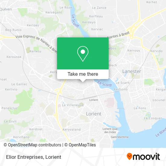 Elior Entreprises map