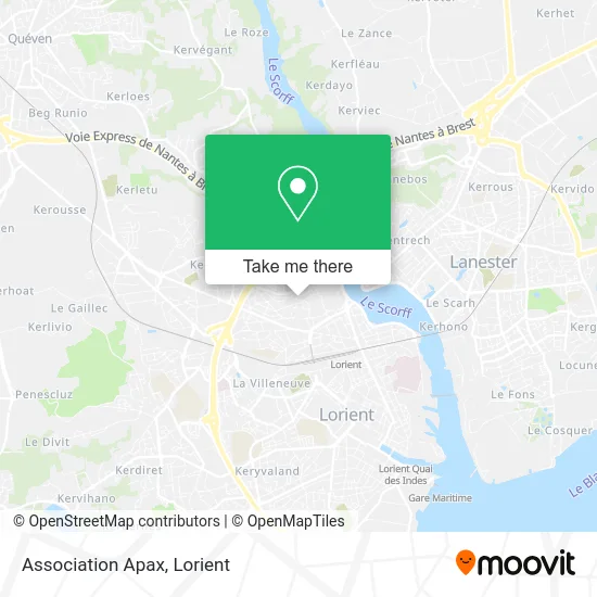 Association Apax map