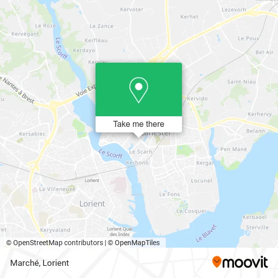 Marché map