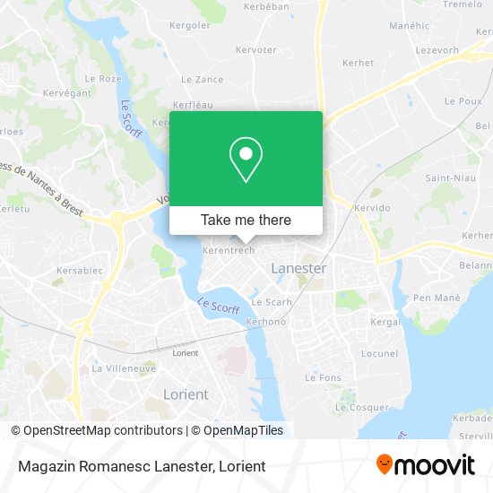 Magazin Romanesc Lanester map