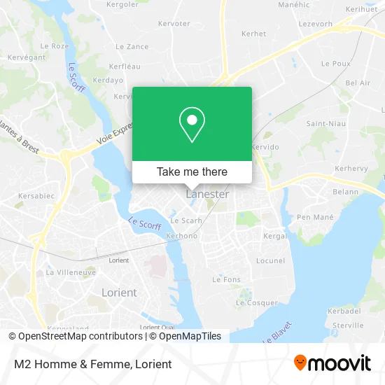 M2 Homme & Femme map