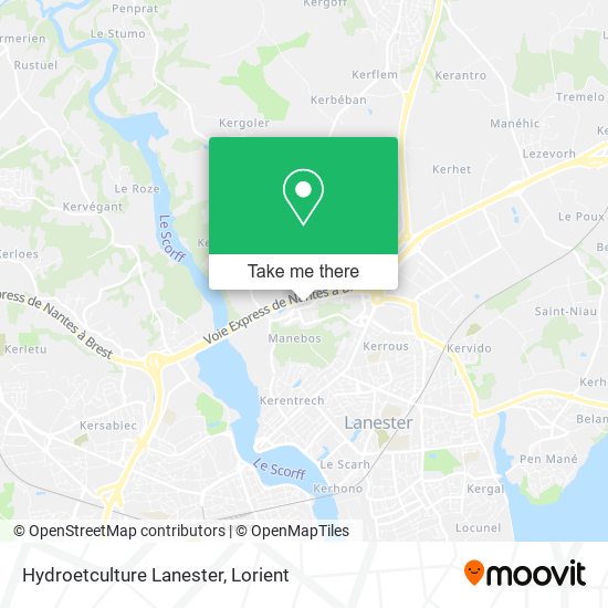 Hydroetculture Lanester map