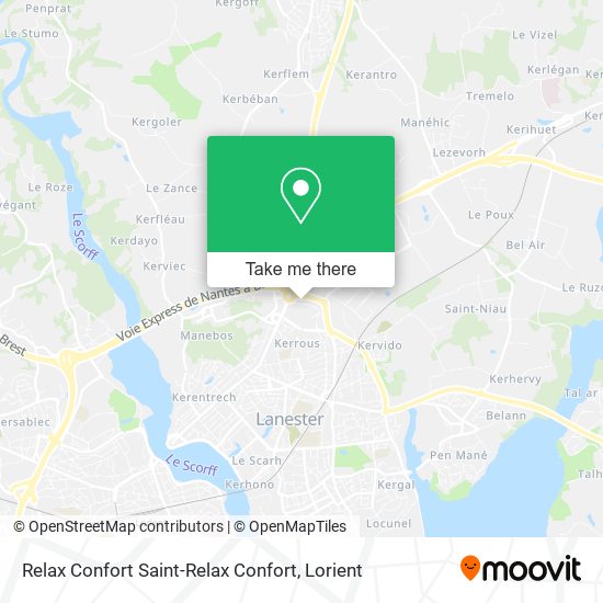 Relax Confort Saint-Relax Confort map
