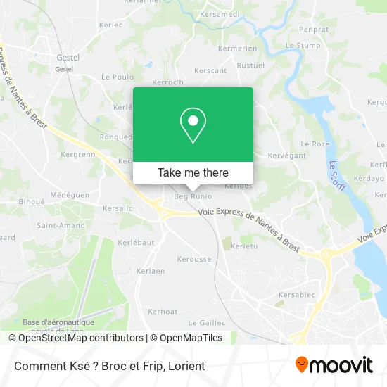 Comment Ksé ? Broc et Frip map