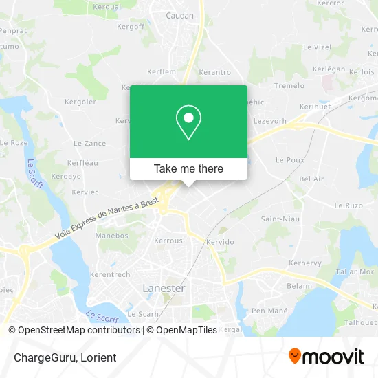ChargeGuru map