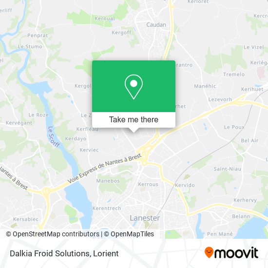 Dalkia Froid Solutions map