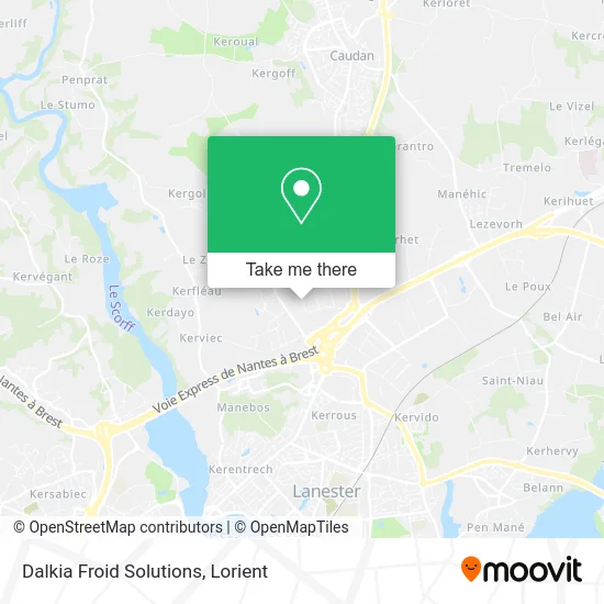 Dalkia Froid Solutions map