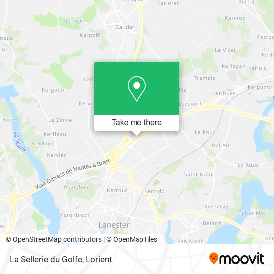 La Sellerie du Golfe map