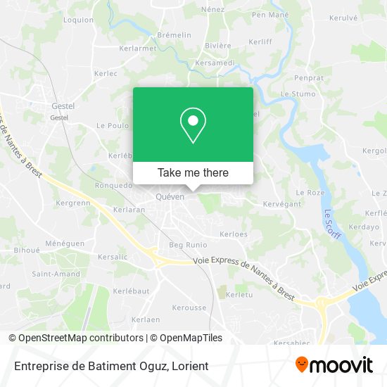 Entreprise de Batiment Oguz map
