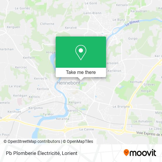 Pb Plomberie Électricité map