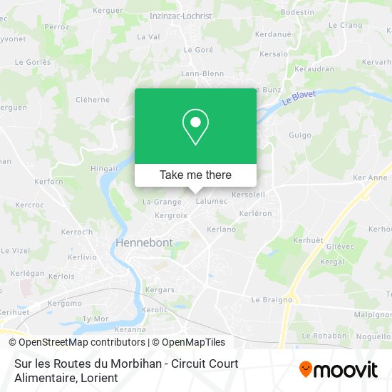 Sur les Routes du Morbihan - Circuit Court Alimentaire map