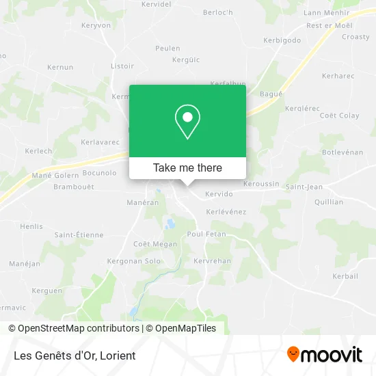 Les Genêts d'Or map