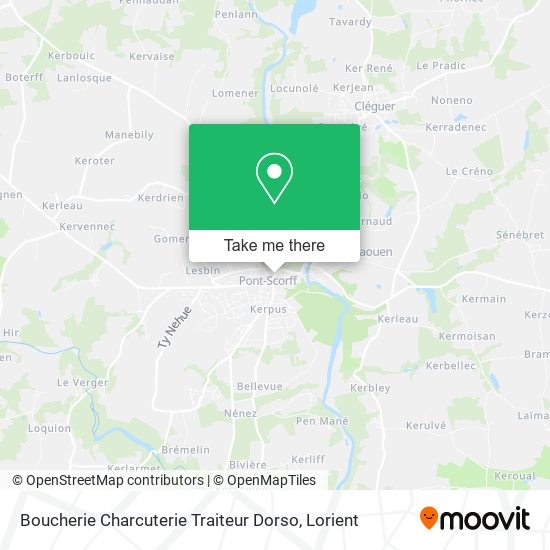 Boucherie Charcuterie Traiteur Dorso map