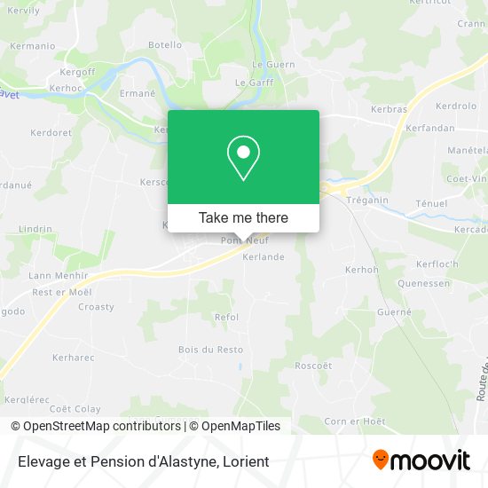 Elevage et Pension d'Alastyne map