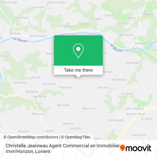 Christelle Jeanneau Agent Commercial en Immobilier Imm'Horizon map