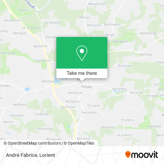 André Fabrice map