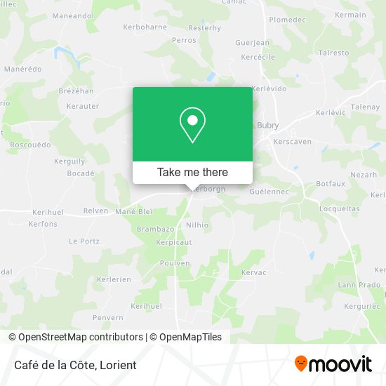 Café de la Côte map