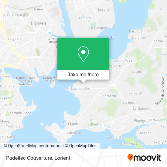 Padellec Couverture map