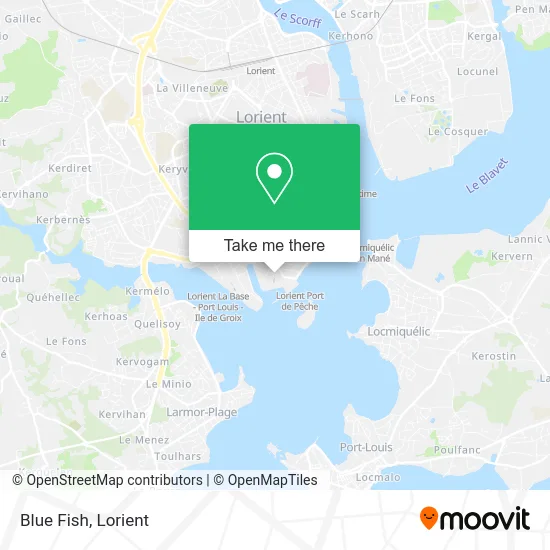 Blue Fish map