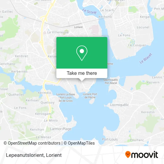 Lepeanutslorient map