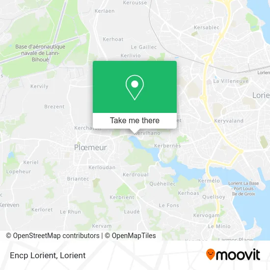 Encp Lorient map
