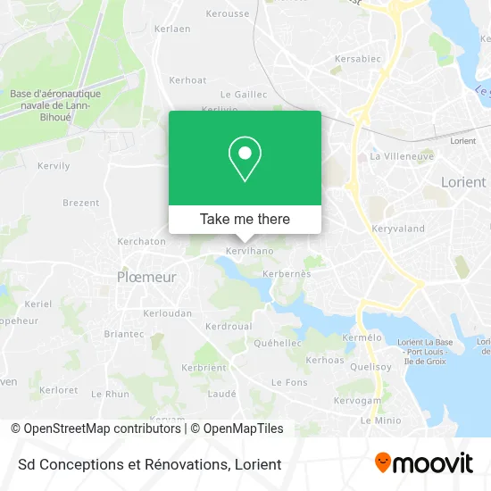 Sd Conceptions et Rénovations map