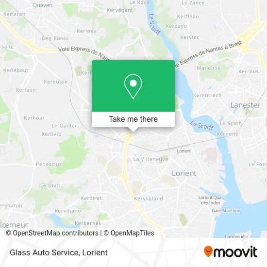 Glass Auto Service map