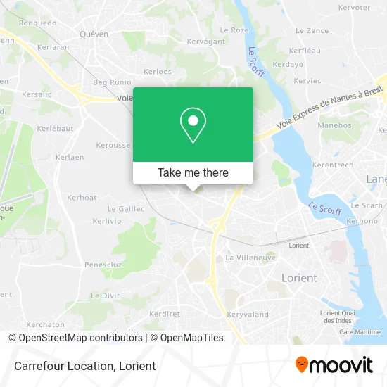 Carrefour Location map