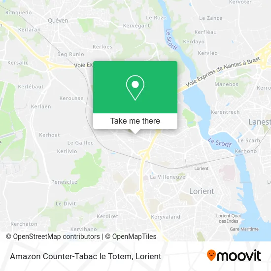 Amazon Counter-Tabac le Totem map