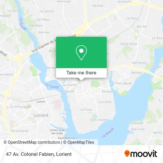 47 Av. Colonel Fabien map