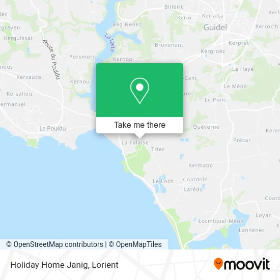 Holiday Home Janig map