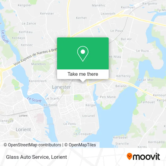 Mapa Glass Auto Service