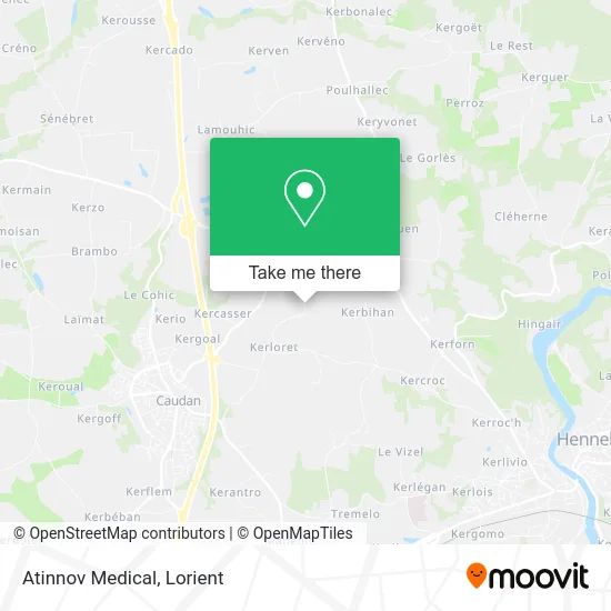 Atinnov Medical map