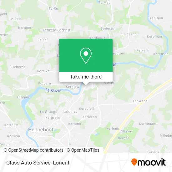 Glass Auto Service map