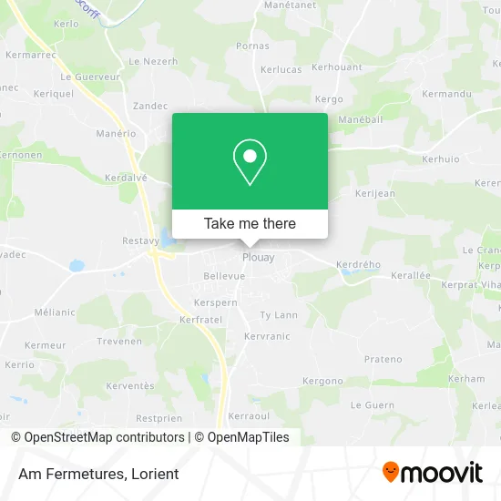 Am Fermetures map