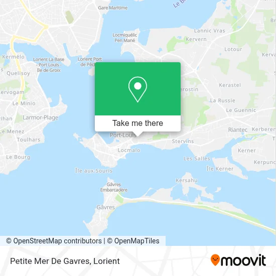 Petite Mer De Gavres map