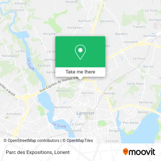 Parc des Expositions map