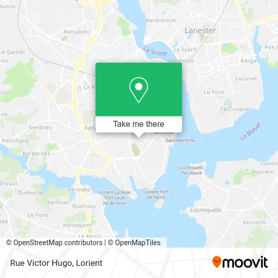 Mapa Rue Victor Hugo