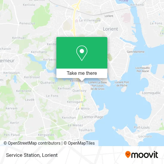 Station Service map