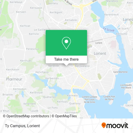 Ty Campus map