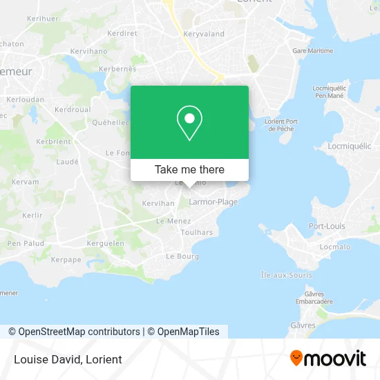 Louise David map