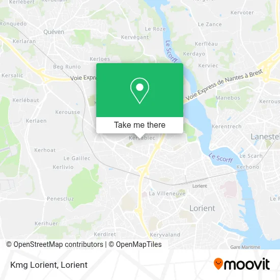 Kmg Lorient map