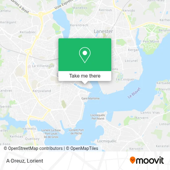 A-Dreuz map