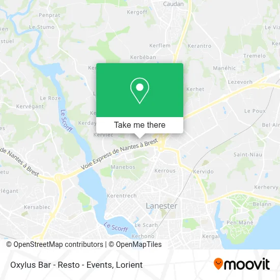Oxylus Bar - Resto - Events map