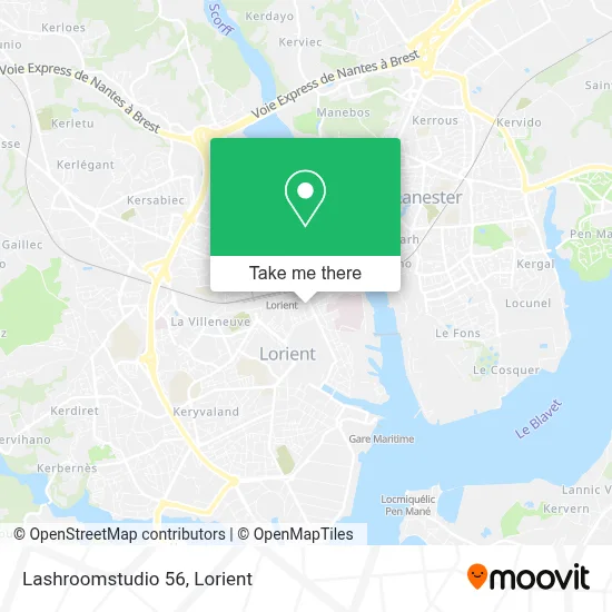 Lashroomstudio 56 map