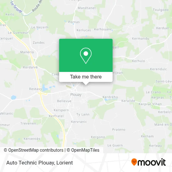 Auto Technic Plouay map